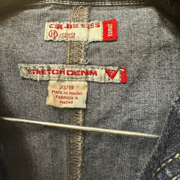 Guess y2k denim zip up jumpsuit - Picture 3 of 8